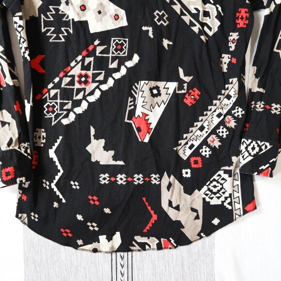 Vintage Wrangler Cowboy Cut Western Shirt | 15 1/2 - 33 - Picture 7 of 8